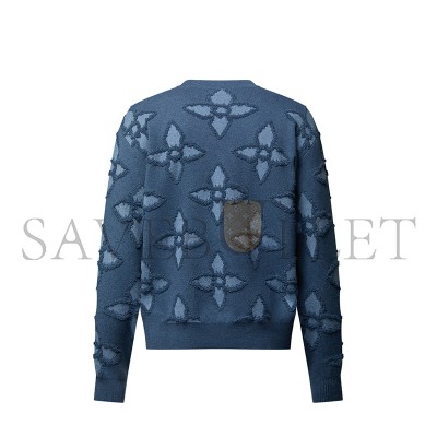 LOUIS VUITTON SUÉTER DE ALGODÃO TEXTURIZADO 1AGJRF